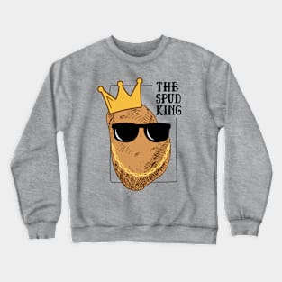 The Spud King Funny Potato Crewneck Sweatshirt